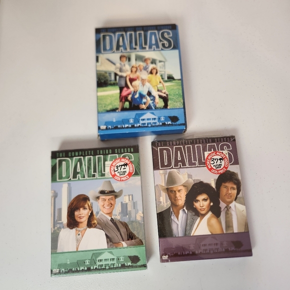 Dallas TV Series Season 1 & 2 3 4 EUC & Sealed - Picture 1 of 3